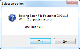 Batch file date change prompt