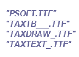 Font Files